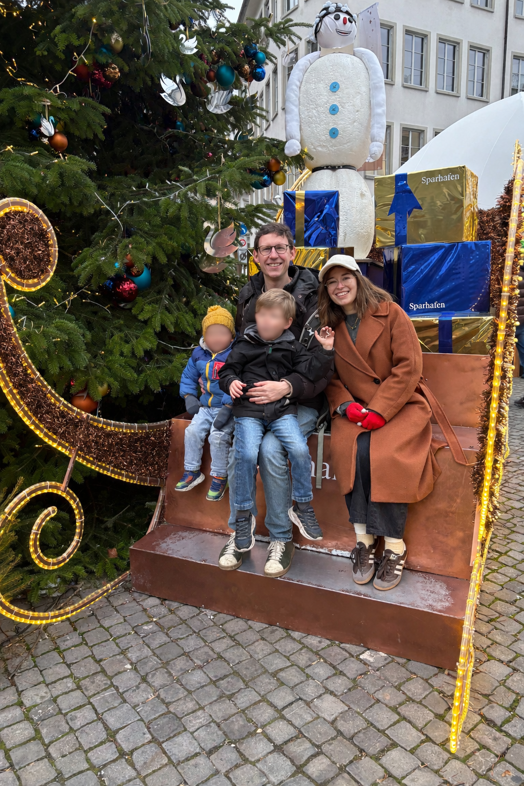 Jenna and Fabian with their two sons